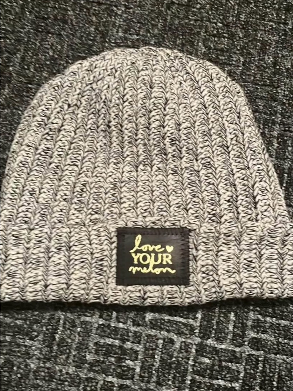 Love Your Melon Heather Gray Knit Cuffed Beanie